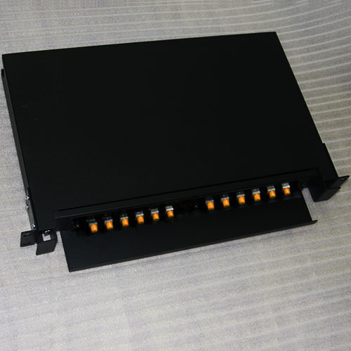 19inch 1U Rack Mount Patch Panel 12 Port 9/125 SM Simplex FC/UPC