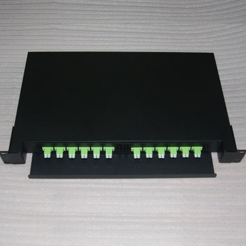 19inch 1U Rack Mount Patch Panel 12 Port OM5 50/125 MM Duplex LC/UPC