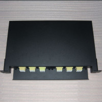 19inch 1U Rack Mount Patch Panel 12 Port OM2 50/125 MM Quad LC/UPC