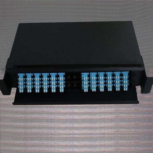 19inch 2U Rack Mount Patch Panel 48 Port 9/125 SM Duplex LC/UPC