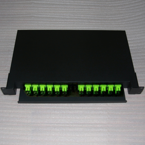 19inch 1U Rack Mount Patch Panel 24 Port OM5 50/125 MM Simplex SC/UPC