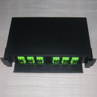 19inch 2U Rack Mount Patch Panel 24 Port OM5 50/125 MM Duplex SC/UPC