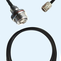 7/16 DIN Bulkhead Female to N Female RG223 RF Cable Assembly