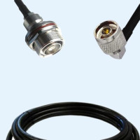 7/16 DIN Bulkhead Female to N Male Right Angle LMR240 RF RF Cable