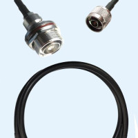 7/16 DIN Bulkhead Female With O-ring to N Male RG223 RF Cable Assembly