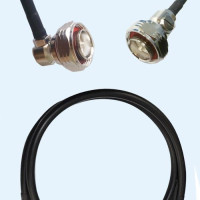 7/16 DIN Male Right Angle to 7/16 DIN Male RG223 RF Cable Assembly