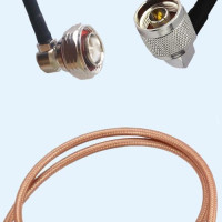 7/16 DIN Male Right Angle to N Male Right Angle RG400 RF RF Cable