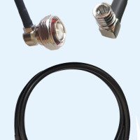 7/16 DIN Male Right Angle to QMA Male Right Angle RG223 RF RF Cable