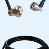 7/16 DIN Male Right Angle to QN Male Right Angle LMR240FR RF RF Cable