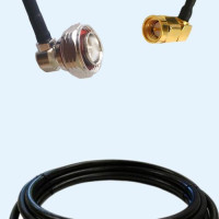 7/16 DIN Male Right Angle to SMA Male Right Angle LMR240 RF RF Cable