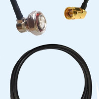 7/16 DIN Male Right Angle to SMA Male Right Angle RG223 RF RF Cable