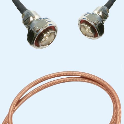 7/16 DIN Male to 7/16 DIN Male RG142 RF Cable Assembly