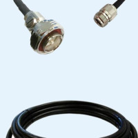 7/16 DIN Male to N Female LMR240FR RF Cable Assembly