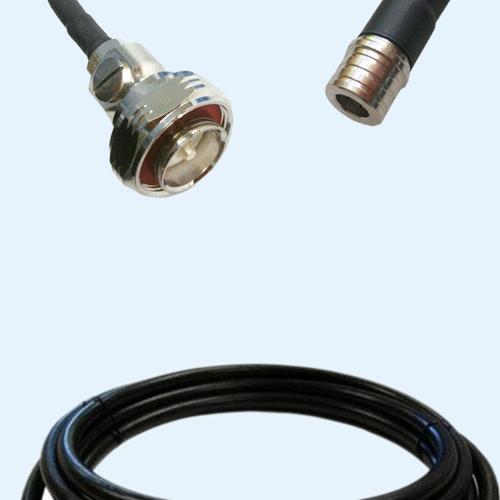 7/16 DIN Male to QMA Male LMR240FR RF Cable Assembly