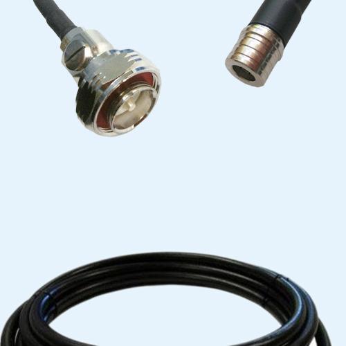 7/16 DIN Male to QMA Male LMR400 RF Cable Assembly