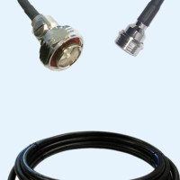7/16 DIN Male to QN Male LMR240FR RF Cable Assembly