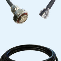 7/16 DIN Male to QN Male LMR400 RF Cable Assembly