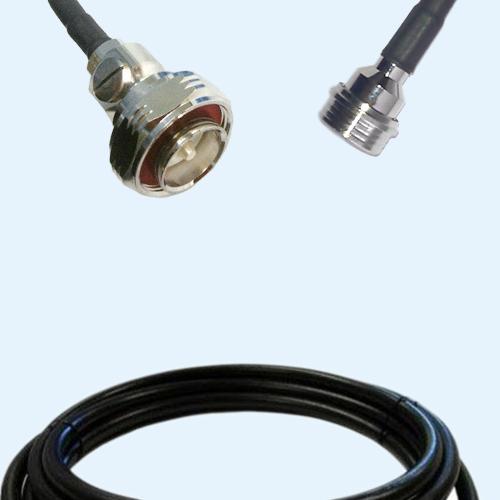 7/16 DIN Male to QN Male LMR400 RF Cable Assembly