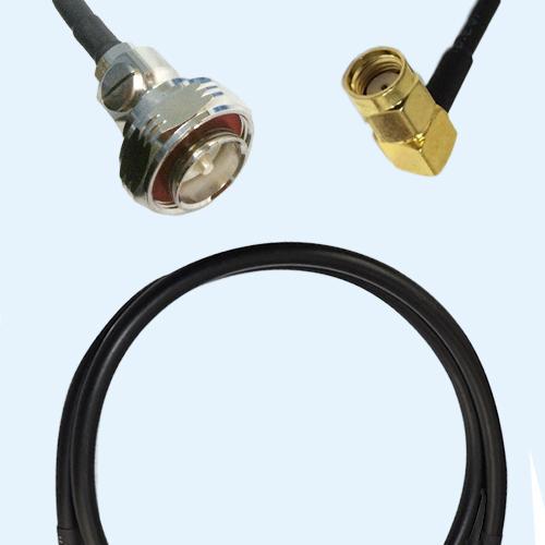 7/16 DIN Male to RP SMA Male Right Angle RG223 RF Cable Assembly