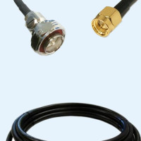 7/16 DIN Male to SMA Male LMR240FR RF Cable Assembly