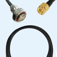 7/16 DIN Male to SMA Male RG223 RF Cable Assembly