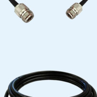 N Female to N Female LMR240 RF Cable Assembly