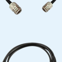 N Female to N Female RG174 RF Cable Assembly