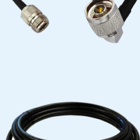 N Female to N Male Right Angle LMR240 RF Cable Assembly