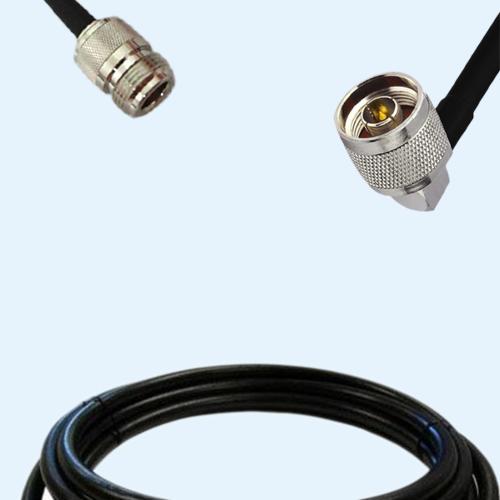 N Female to N Male Right Angle LMR240FR RF Cable Assembly