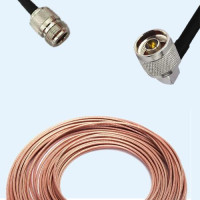 N Female to N Male Right Angle RG188 RF Cable Assembly