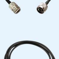 N Female to N Male LMR100 RF Cable Assembly