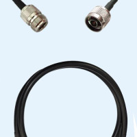 N Female to N Male LMR195 RF Cable Assembly