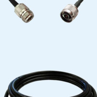 N Female to N Male LMR240 RF Cable Assembly