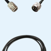 N Female to N Male RG174 RF Cable Assembly