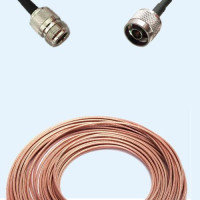 N Female to N Male RG188 RF Cable Assembly