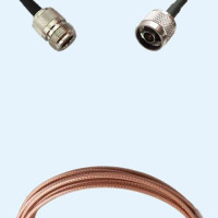 N Female to N Male RG316D RF Cable Assembly