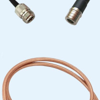 N Female to QMA Male RG142 RF Cable Assembly