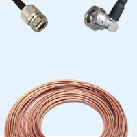 N Female to QN Male Right Angle RG188 RF Cable Assembly
