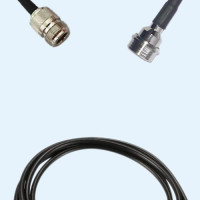 N Female to QN Male LMR100 RF Cable Assembly