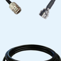 N Female to QN Male LMR240FR RF Cable Assembly