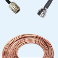 N Female to QN Male RG188 RF Cable Assembly