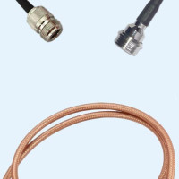 N Female to QN Male RG400 RF Cable Assembly