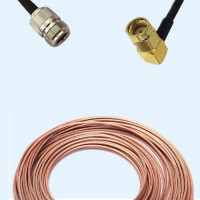 N Female to RP SMA Male Right Angle RG316 RF Cable Assembly