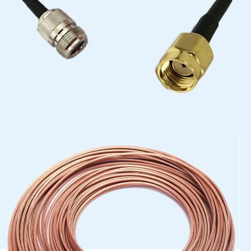 N Female to RP SMA Male RG188 RF Cable Assembly