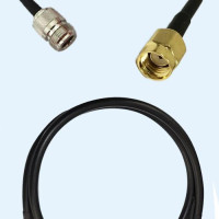 N Female to RP SMA Male RG223 RF Cable Assembly