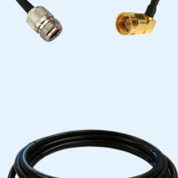 N Female to SMA Male Right Angle LMR240 RF Cable Assembly