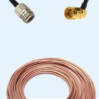 N Female to SMA Male Right Angle RG316 RF Cable Assembly