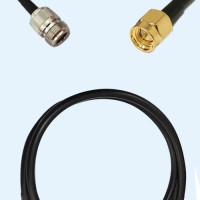 N Female to SMA Male LMR195 RF Cable Assembly