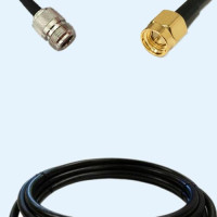 N Female to SMA Male LMR240 RF Cable Assembly