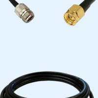 N Female to SMA Male LMR400 RF Cable Assembly